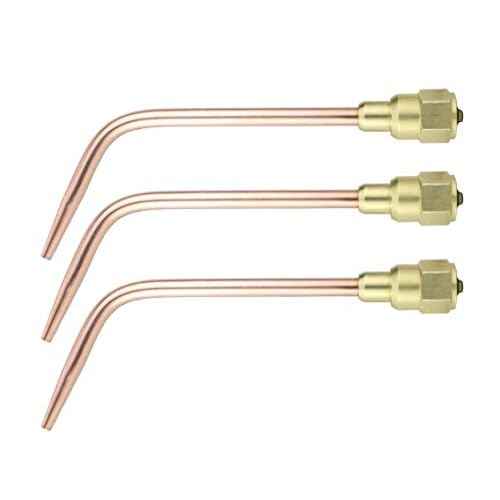 S?A - Oxy-Acetylene Welding Tip Series W-J Compatible with ¡°J¡± Series Victor Ligth Duty Torches - Sizes #1, #2 and #3 (3-Pack)