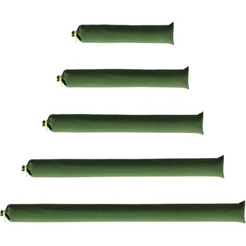 Upgraded Extra-Thick Reusable Flood Sandbags - Double-Stitched Canvas, Leak-Proof Closure | Multiple Sizes (3ft-10ft) for Water Barrier & Flood Protection? (10ft (Upgraded) 4-Pack)