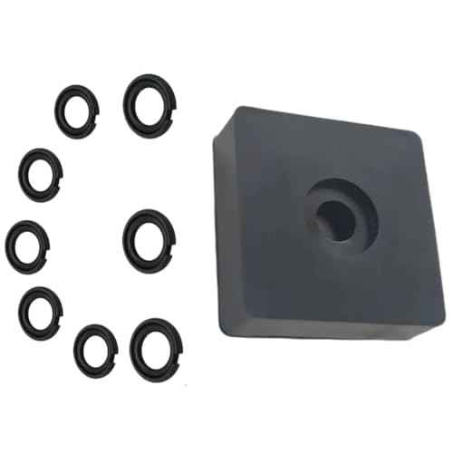 3/8" Impact Retaining Ring Clip with O-Ring & Anvil Tool - Compatible with Milwauke*e Cordless Impact Wrench - 8 Sets Replacement Retainer Ring Kit (M18/M12)