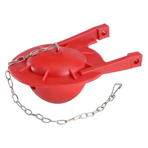 Korky Red 3-Inch Toilet Flapper for TOTO - Pack of 1, Easy Install, Long-Lasting Rubber