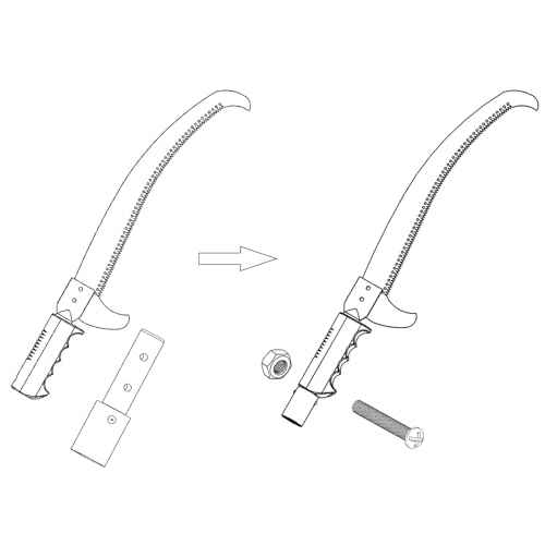 Pole Saws for Tree Trimming Connectors 2Pcs
