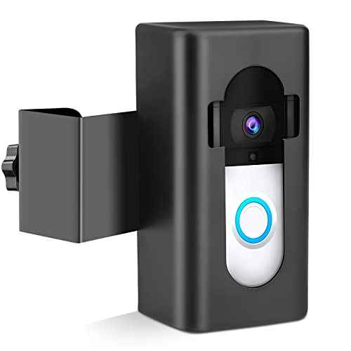 Anti-Theft Video Doorbell Mount Compatible with Video Doorbell 1/2/3/3 Plus/4/(2020 Release), Adjustable Mounting Bracket Accessories for houses, apartments, businesses, No Need to Drill