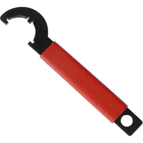 Armorers Wrench Collet Chuck Round Nut, with Red Non-slip Handle