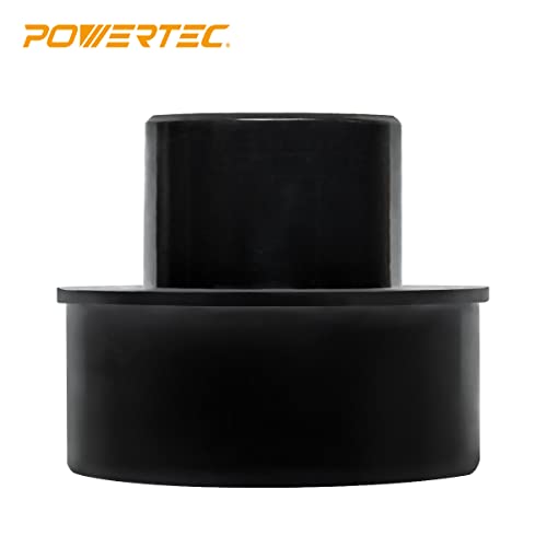 POWERTEC 70104 4 Inch to 2-1/2 Inch Hose Reducer, Dust Collection Fittings for Dryer Vent & Shop Vacuum Connection, 1 Pack
