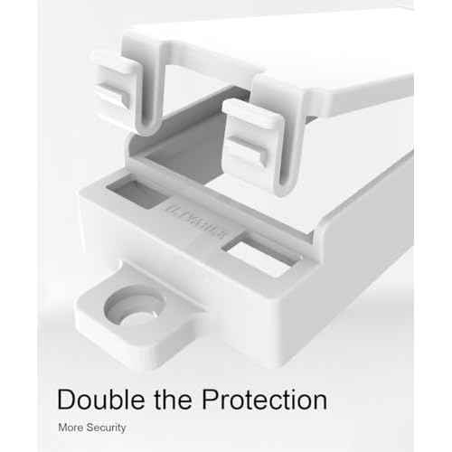 Rocker Light Switch Guard, ILIVABLE Child Proof Switch Plate Cover Prevents Kids or Accidental Turned On/Off Switch While Allowing Access (White, 1 Pack)