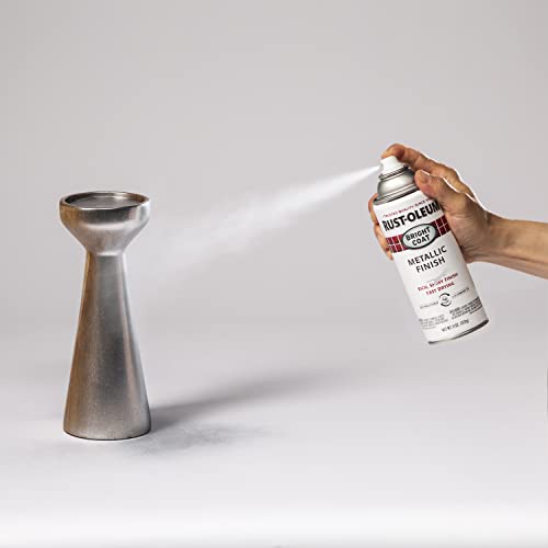 Rust-Oleum Stops Rust Bright Coat Metallic Spray Paint Chrome 11oz