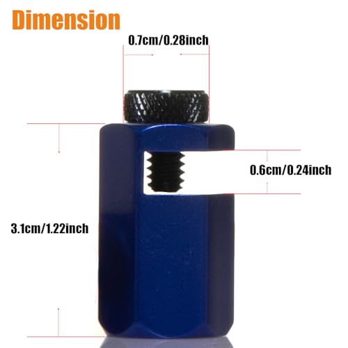 Tall Stair Gauges for Framing Square, Carabiner Stair guages Knobs Tool for Carpentry Squares Stair and Rafter Gauge Clamps