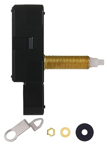 DEEWISH DW-1688 Series Quartz Clock Movement 32mm Shaft, Silent, Battery Operated
