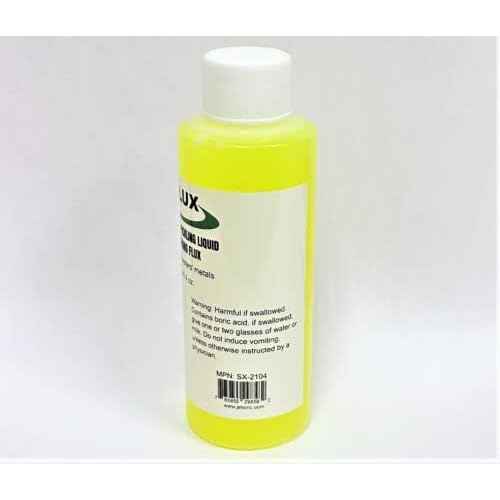 JTS-FLUX Self Pickling Flux for Precious Metals Gold Silver Jewelry and Hard Soldering 4oz / A soldering flux for use with Silver solder, Gold, Platinum or other metals with high melting points - USA