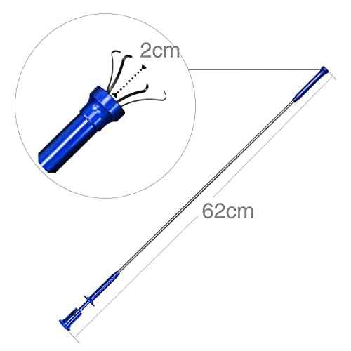 Claw Pickup Tool Flexible with Magnet,24", Magnetic Pickup Tool, 4-Claw,Grabber for Kids£¬Also The Surprise Gifts for Father, Boyfriend on Birthdays, Valentine's Day, Father's Day,Christmas (Blue)