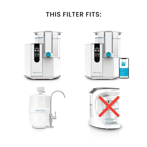 AquaTru Classic Pre/Carbon Filter Replacement for Smart & Under Sink Models – Yellow Variant