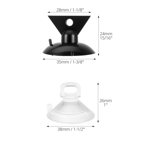 QWORK 6 Pack Light Bulb Changer Suction Cups for MR16 & GU10 Bulbs
