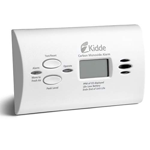 Kidde 3-Pack Carbon Monoxide Detector AA Battery Powered CO Alarm with LEDs & Test Button