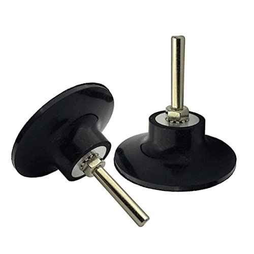 2Pack 3 Inch Sanding Discs Holder Quick Change Disc Adapter with 1/4" Shank Compatible with Roloc 3" Sanding Disc Die Grinder Drill Driver, Roll Lock Disc Pad for Polishing Sanding Surface Preparation