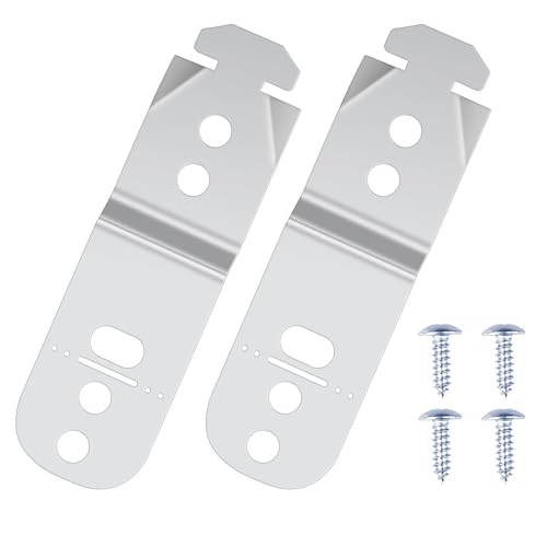 2 Pack 619985 Dishwasher Mounting Brackets for Bosch Toast-Style Dishwashers — Includes 4 Screws