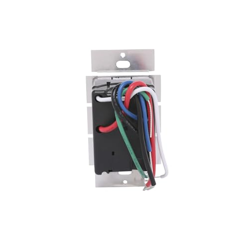 Lutron Caseta Smart Switch 3-Way Kit, with Pico Remote, Wallplate, Wall Bracket for LED Lights and Fans, 5 Amp, Neutral Required, P-PKG1WS-WH