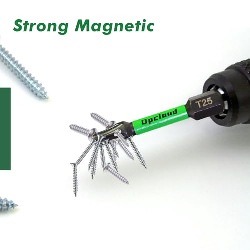 T25 Impact Screwdriver Bit Set, 16 Pieces 2¡±S2 Steel Magnetic Security #25 Torx Tips Driver Power Bit Set with Extension Impact Bit Holder