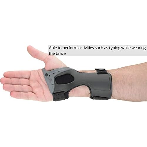 Ossur Exoform Carpal Tunnel Wrist Brace | Pain Relief and Recovery From Carpal Tunnel Syndrome, Tendonitis, and Sprains | Lightweight and Low Profile Design | (Large, Left)
