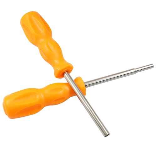 Gamebit Screwdriver Set 3.8mm & 4.5mm Security Screwdriver Bits for Opening NES, SNES, N64, GC, GB Consoles and Cartridages, Orange