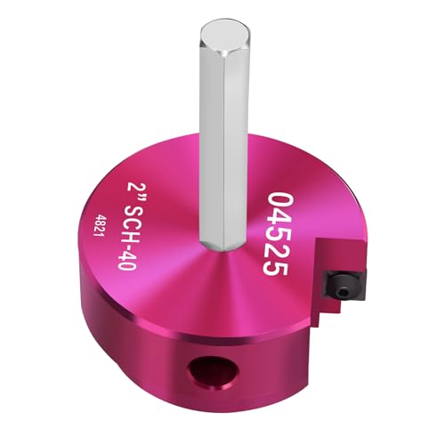 2 Inch PVC Pipe Reamer with Hex Shaft - Plumbing Fitting Saver Tool for Water & Drain Pipes