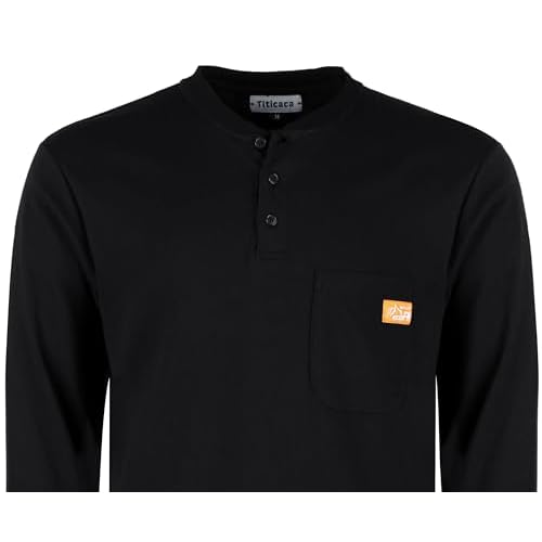 Titicaca FR Shirts for Men 5.5OZ Light Weight for Summer Flame Resistant Henley Shirts