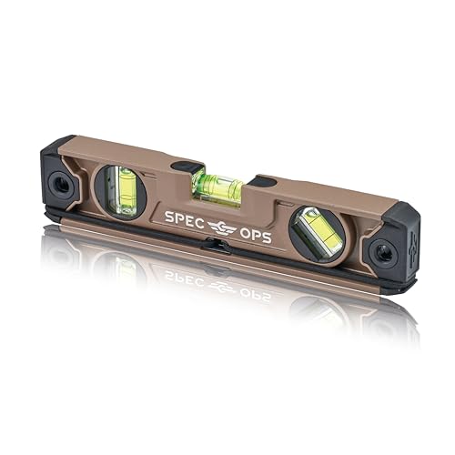 Spec Ops 10" Magnetic Torpedo Level with Tourniquet Bungee System – Framing & Layout