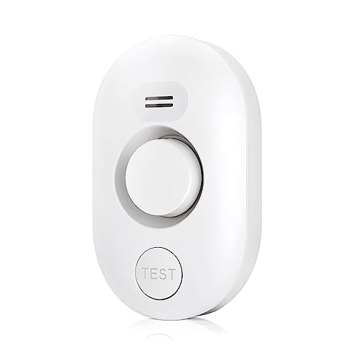 METAK White Water Leak Detector Sensor Alarm - Basement Flood Monitoring, 1 Sensor