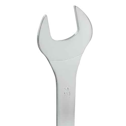 Hordion 22mm x 24mm Open End Wrench, Super Thin Metric Chrome Plated Steel Wrench for General Repairs Household Maintenance