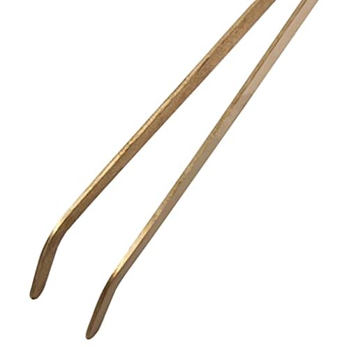 9" Copper Pickling Curved Tip Tongs Jewelry Making Tweezers Tools