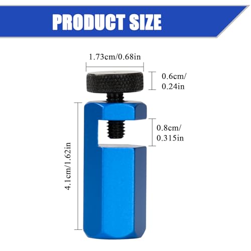Eiahonen Blue Tall Stair Gauges for Framing Square with Holder — Aluminum CNC