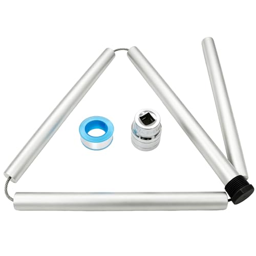 44-Inch Flexible Magnesium Anode Rod for Water Heaters with Socket & Tape