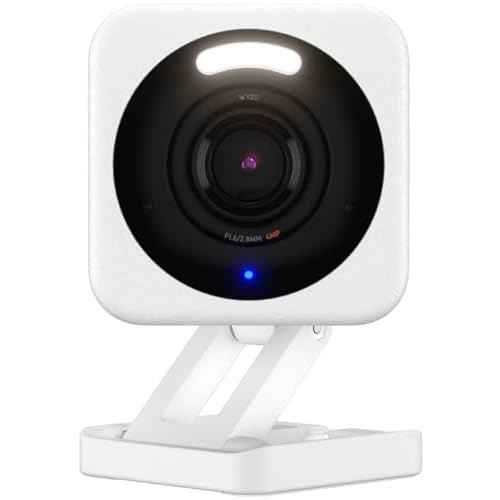 WYZE Cam v4 (Latest Model), 2.5K AI Security Camera, Indoor/Outdoor Cameras for Home Security, Baby Monitor & Pet Camera, Vibrant Color Night Vision, No Subscription Required, Free Expert Help