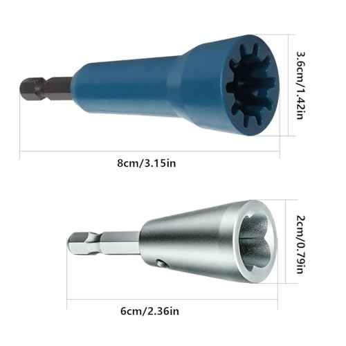 Wire Twister Tool for Drill,Wire Twister Portable Wire Nut Twister Wire Twisting Tool 6mm Hex Shank Cable Quick Stripping for Power Drill (Silver-1set)