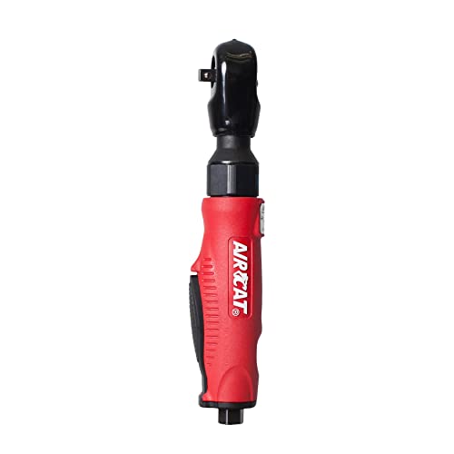 AIRCAT 802 3/8" Composite Air Ratchet Wrench - 70 ft-lb Max Torque, Feather Trigger