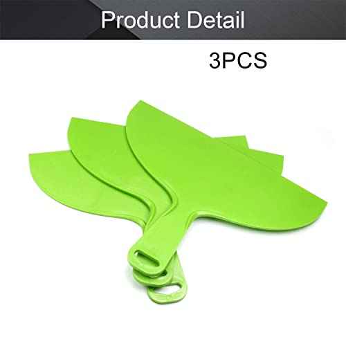 Utoolmart Putty Scraper 10" Plastic Flexible Putty Knives Spreader for Taping Drywall Wall Painting Green 3Pcs