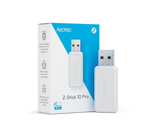 AEOTEC Z-Stick 10 Pro Zigbee 3.0 & Z-Wave Long Range USB Adapter - Home Automation