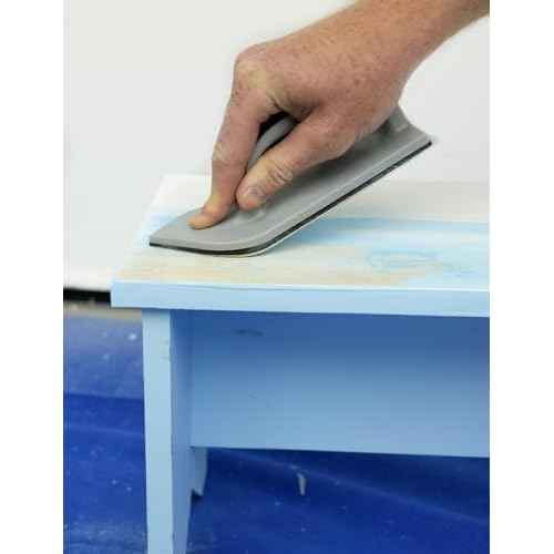 ROLLINGDOG 7 PCS Detail Sander Kit - 7.7¡± x 3¡±Hand Sander With 6PC Sandpaper for Drywall, Wood, and Metal Sanding (80,120,240 grit)