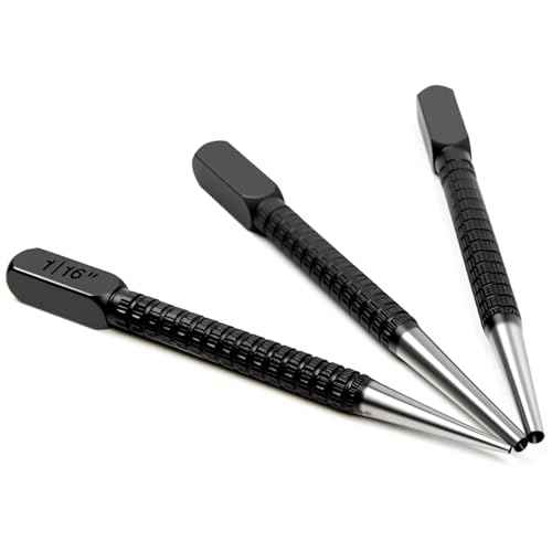 3pc High carbon steel Non Slip Automatic Center Punch Set DIY Marking Tool Metal Wood Scribe Marking Tool