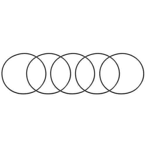 uxcell Nitrile Rubber O-Rings 42mm OD 40mm ID 1mm Width, Metric Sealing Gasket, Pack of 5