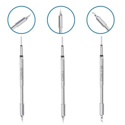 WEP 245-I/SI/K Soldering Iron Tips Set (3PCS, 1 Type-I, 1 Type-2.5K, 1 Type-SI) Compatible with 982-II, 982D, 982D-II, 992D-III, 982-V (C245) Precision Soldering Station