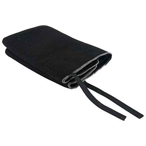 YaeTek 39'' x 39'' 1/8" (3mm) Thickness 3' x 3' feet High Temp Welding Blanket, Pre-oxygenated Carbon Fiber Material, Black Fire Retardant Protective Blanket