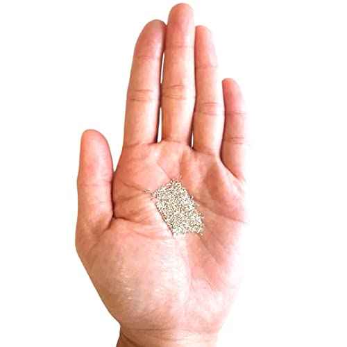 Silver Chip Solder (Hard) 3 Grams (~2000 pcs) 0.5 x 1.0 x 0.25mm Ultra Tiny Made in USA by CRAFT WIRE