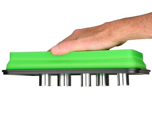 Sandor Collapsible Magnetic Parts Tray Set – 3 Sizes, Green