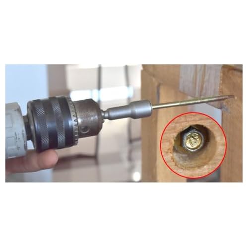 10 PCS 1/4" Hex Shank Magnetic Power Nut Driver Bit Sets, 1/4 inch Quick Change Socket Nut Driver Bit Magnetic