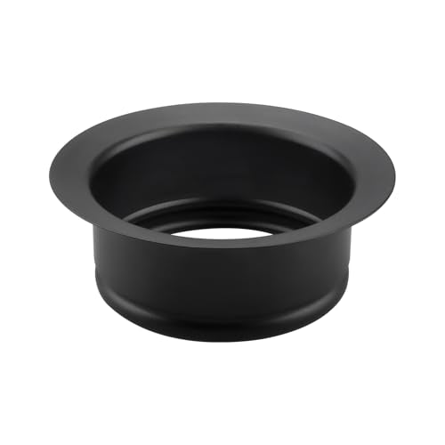 Black InSinkErator Garbage Disposal Sink Flange FLG-MTBLK