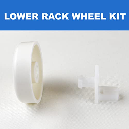 (WD35X21038) CalPalmy 8-Pack Lower Rack Wheel Kit for GE/Hotpoint/Kenmore Dishwashers – Exact Replacement WD35X21038