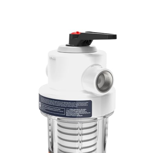 Whirlpool WHKF-DWHV 10x2.5 Inch Whole House Water Filtration System with NSF Certified Housing