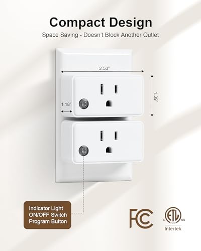 3 Independent Remote Control Outlets with Wireless Wall Switch - Treewell
