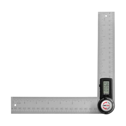 GemRed 82305 Digital Angle Finder Protractor Stainless Steel 7 Inch 200mm