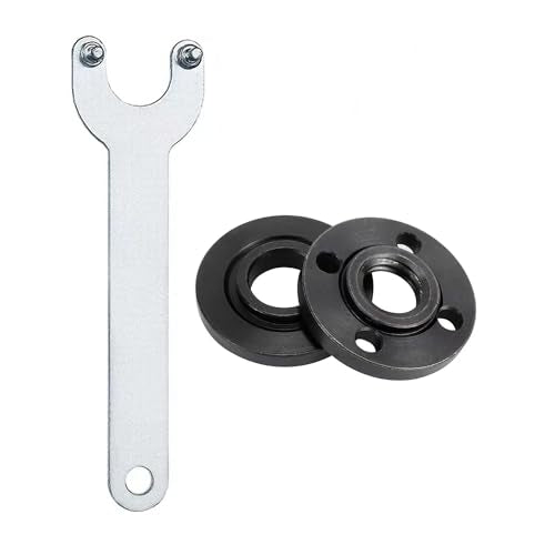 2 pcs spanner for angle grinder 224399-1 Compatible with Dewalt Ryobi Milwaukee Makita 193465-4 224399-1 224568-4£¬with 1 pcs Spanner Compatible with Angle Grinder Flange Nuts 5/8"-11